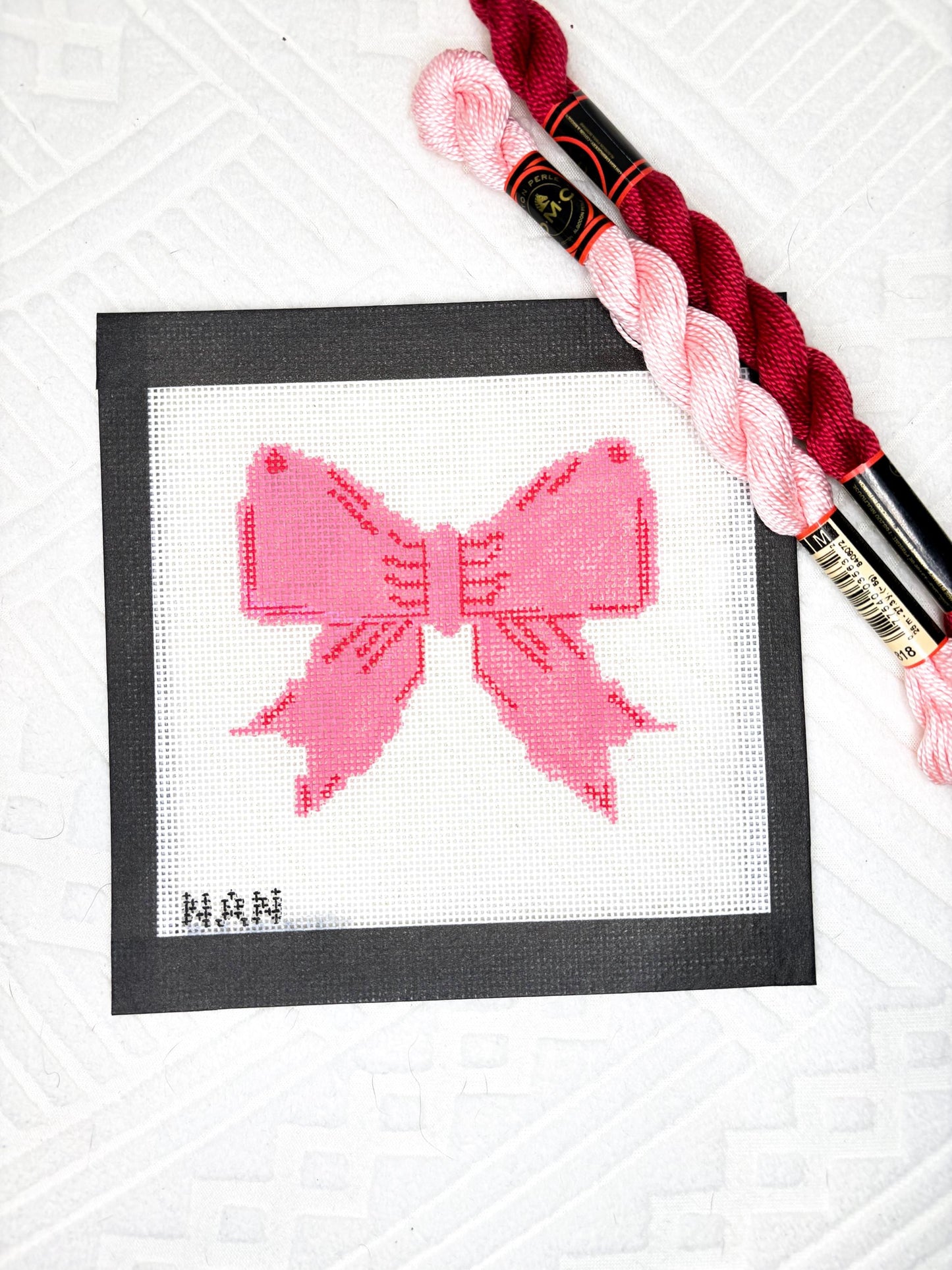 Pink Bow Canvas
