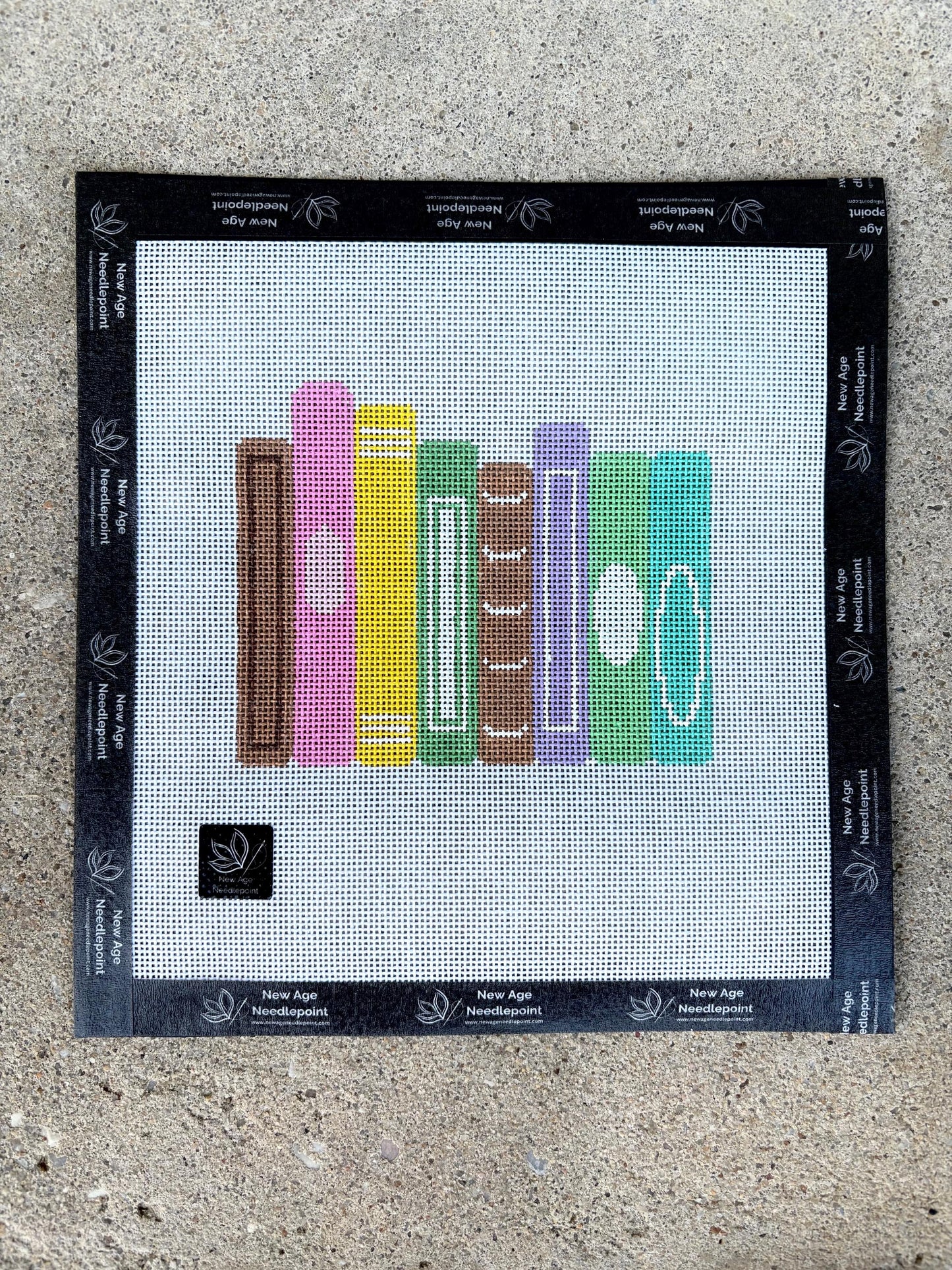 Stack of Books Canvas