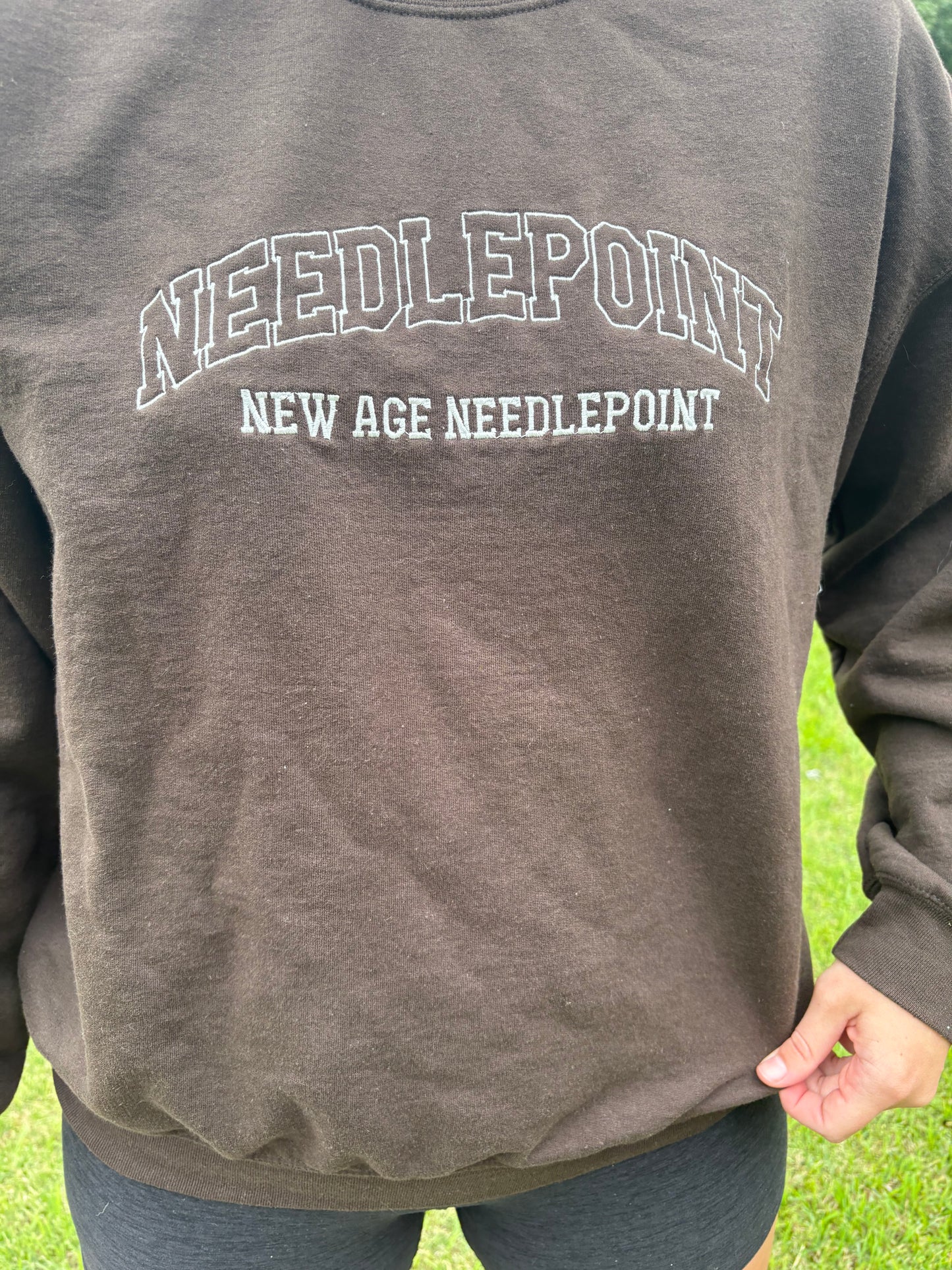 Needlepoint Sweatshirt