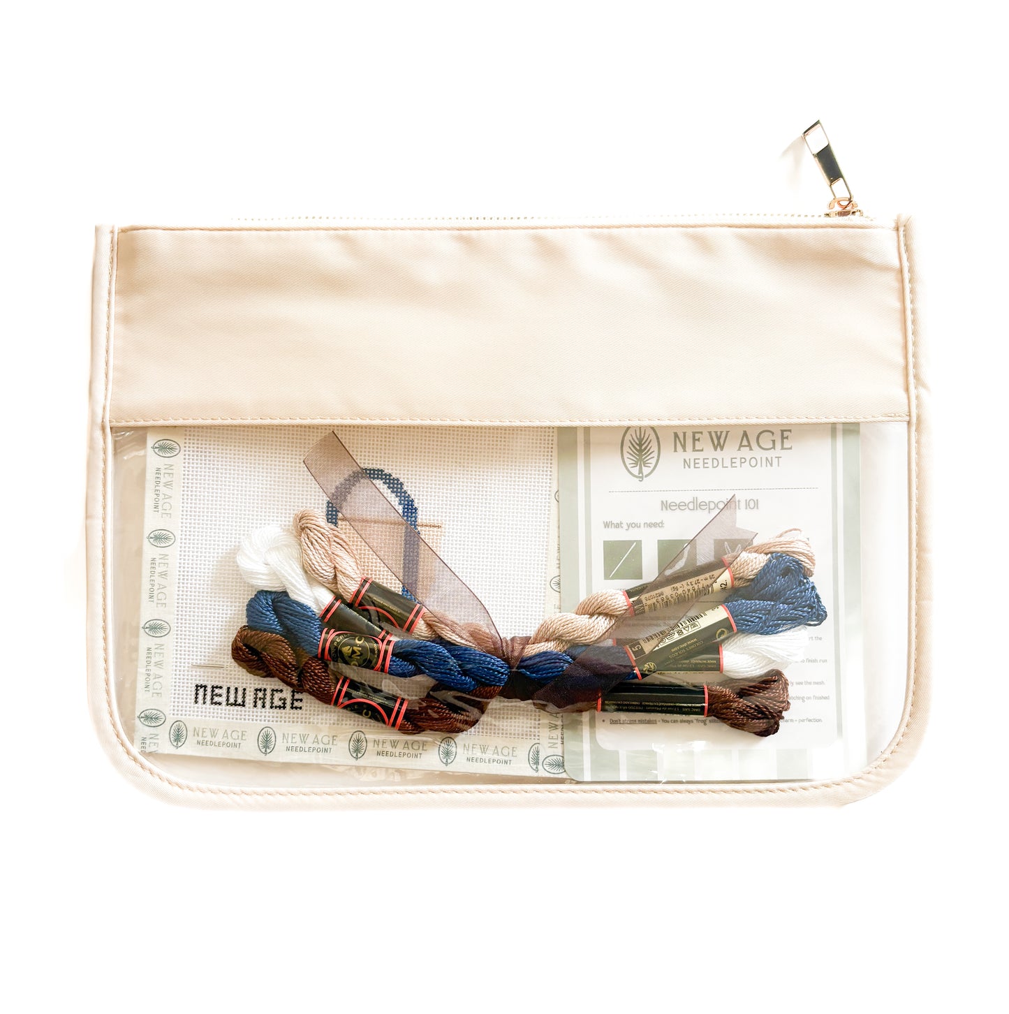 Boat and Tote Full Beginner Needlepoint Kit