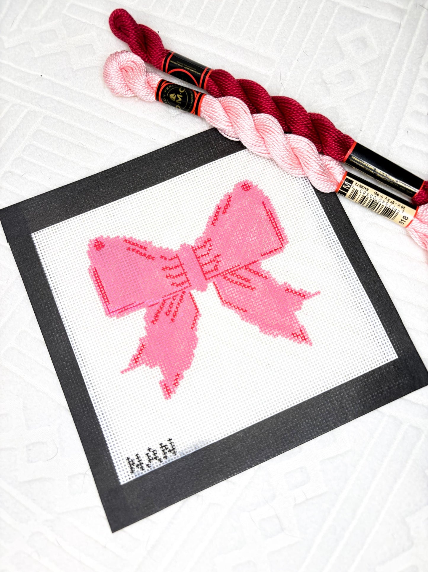 Pink Bow Canvas