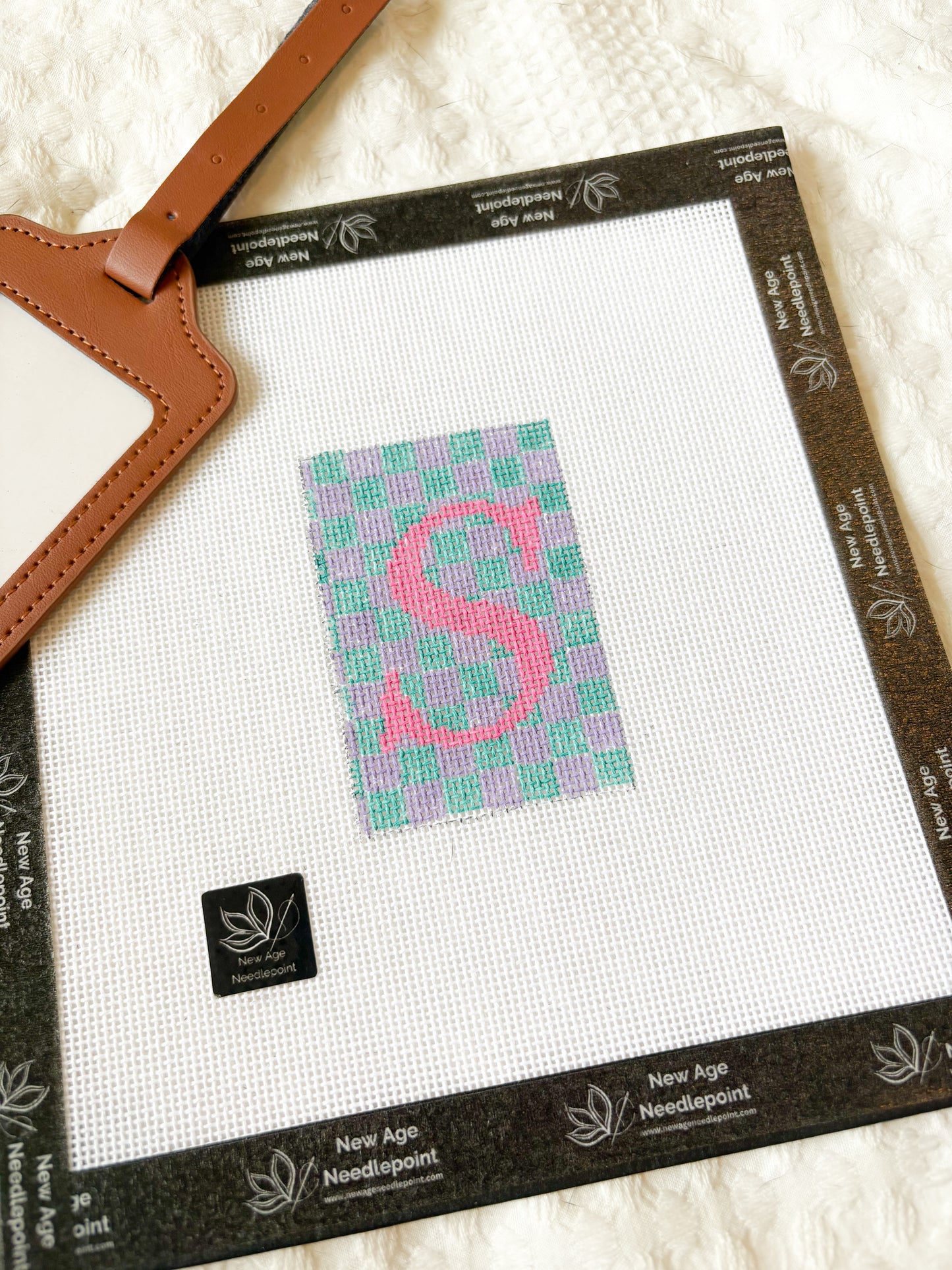 Custom Monogram Self-Finishing Luggage Tag