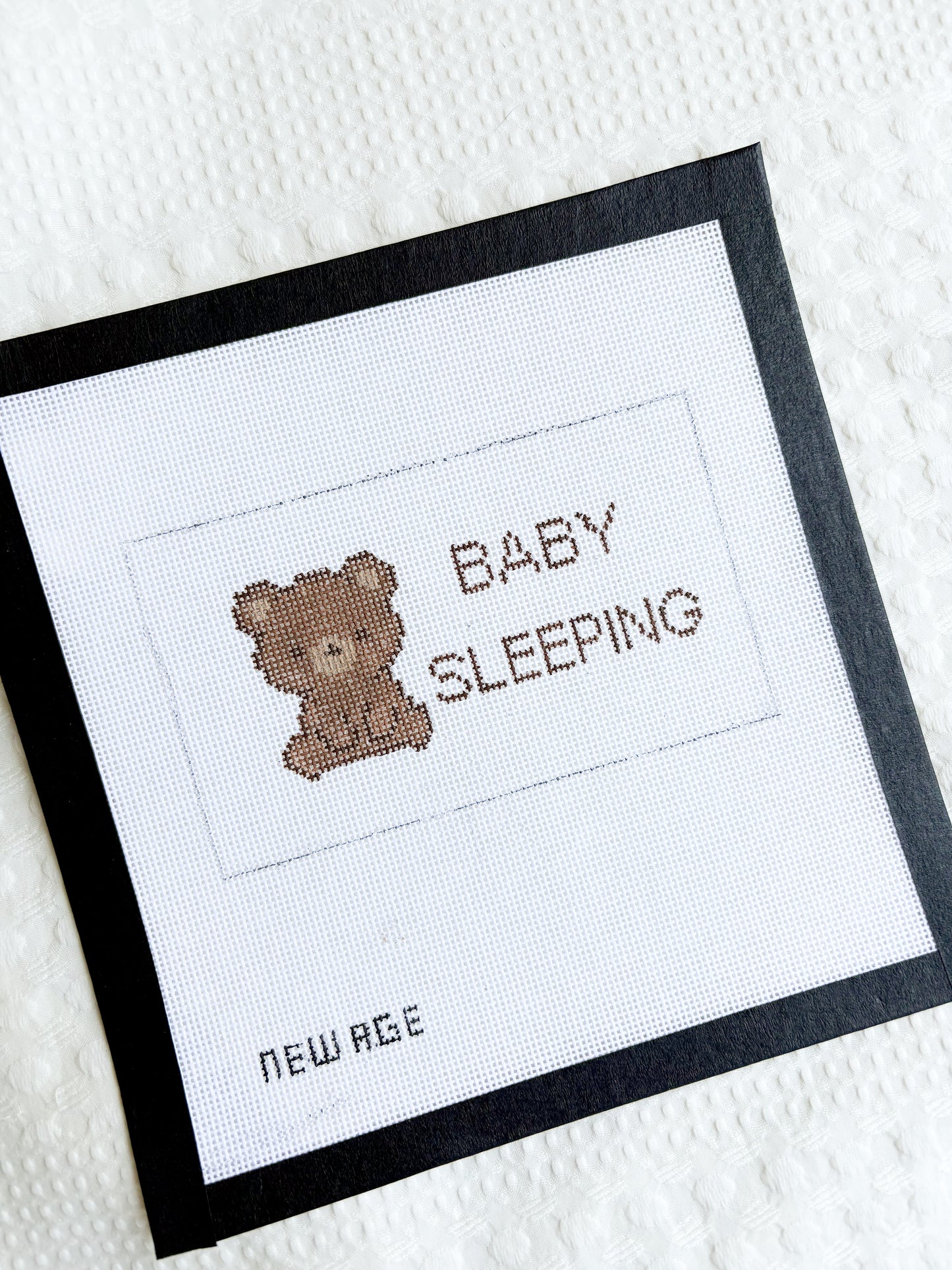Baby Sleeping Bear Canvas