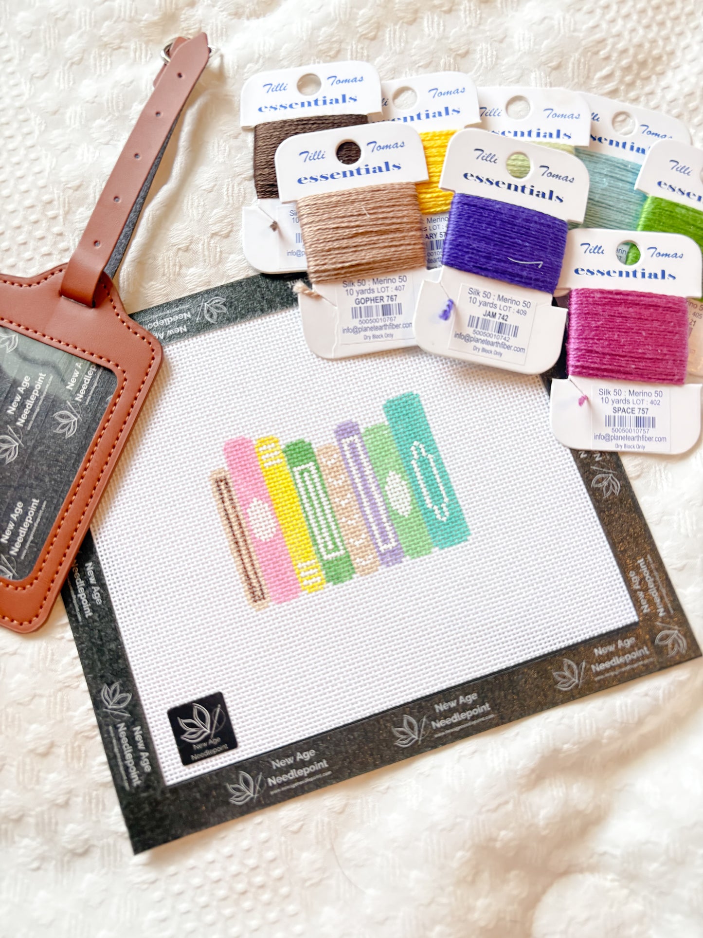 Book Stack Canvas - Kitted & Self-Finishable