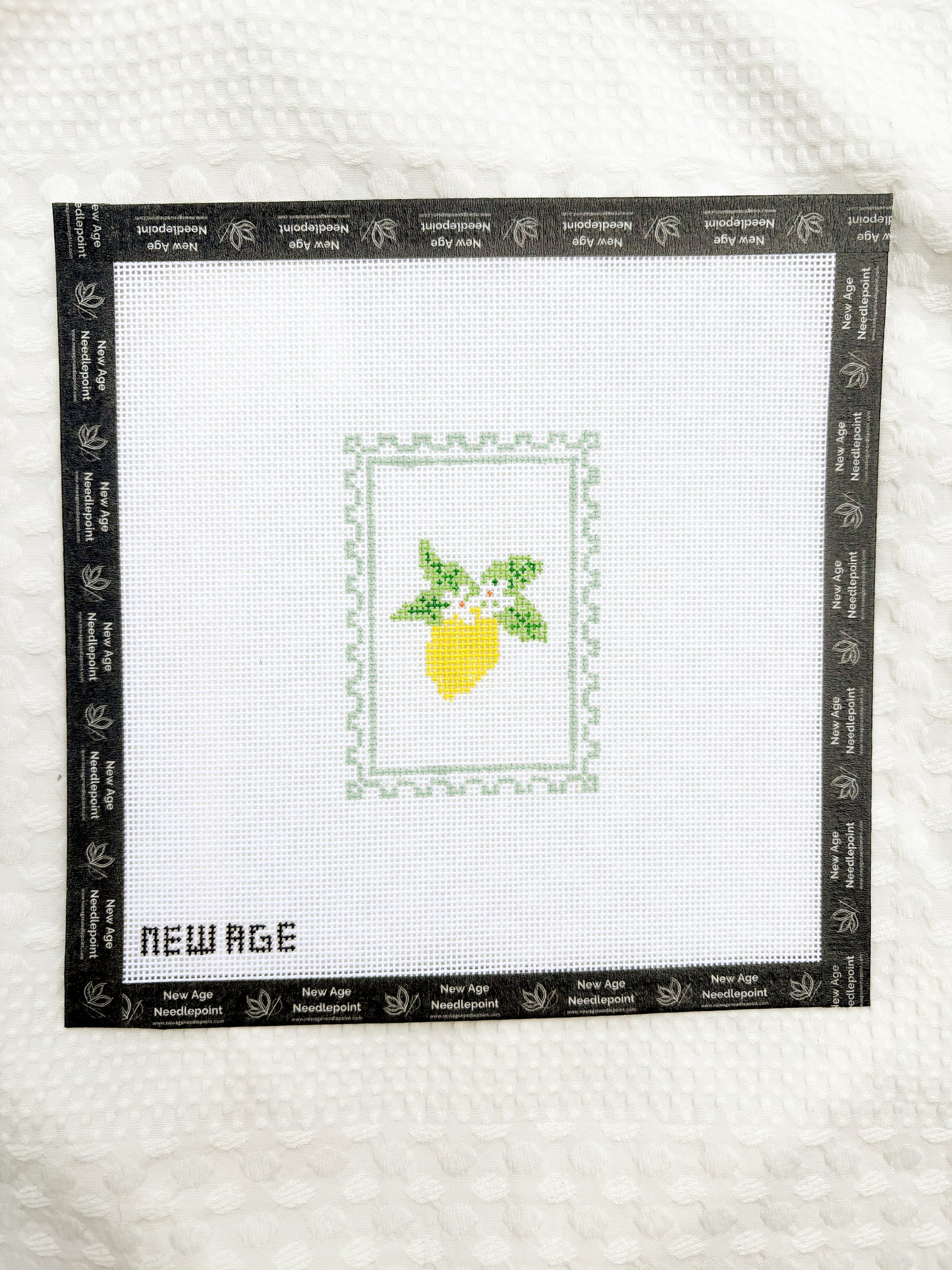 Lemon Stamp Canvas