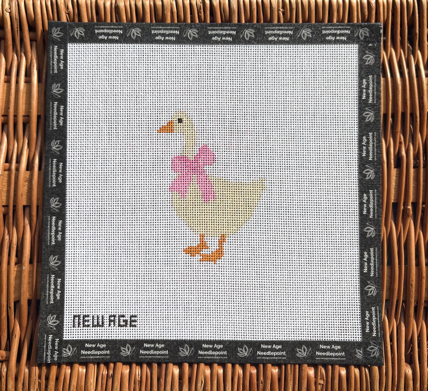 Pink Baby Goose Canvas