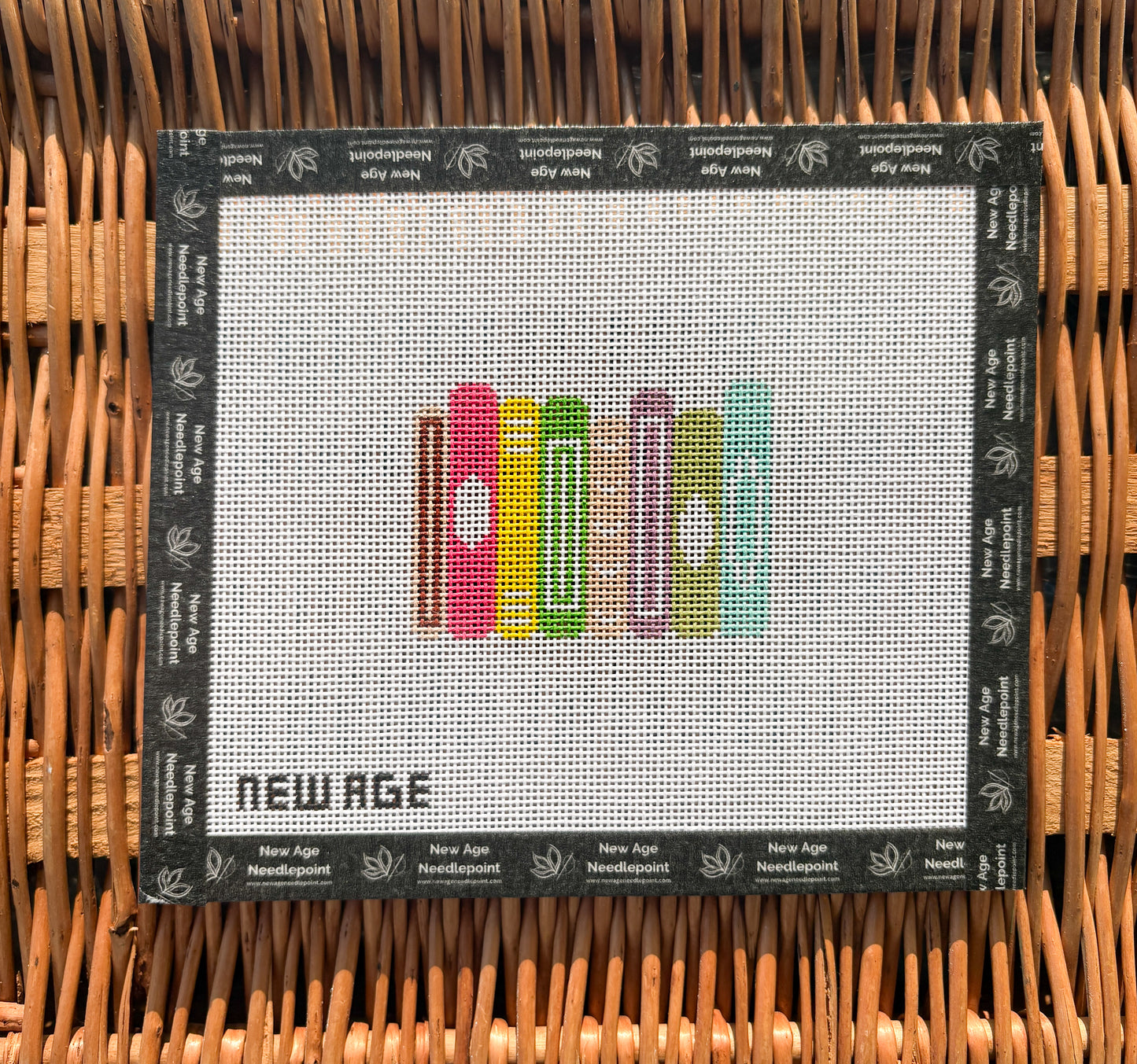 Small Book Stack Canvas