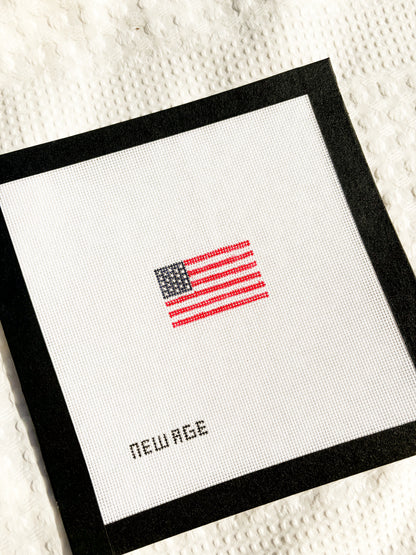 Mini American Flag Canvas