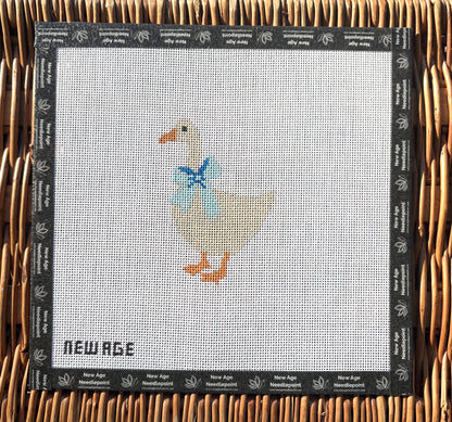 Blue Baby Goose Canvas