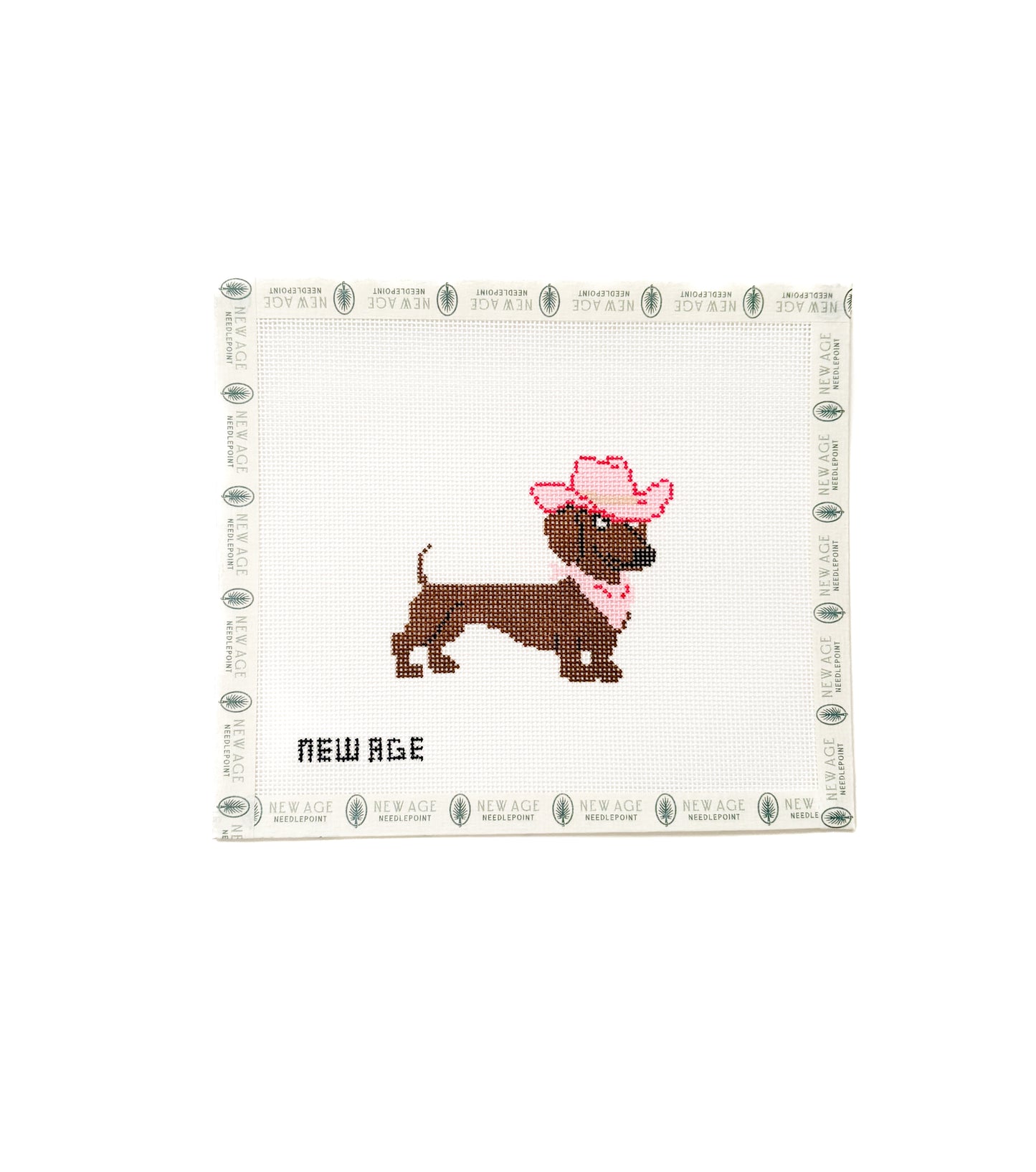 Cowgirl Dachshund– Beginner Needlepoint Kit
