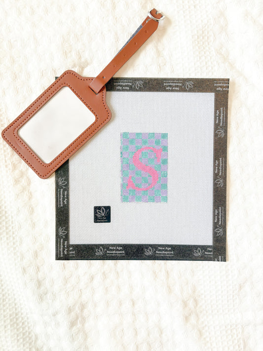 Custom Monogram Self-Finishing Luggage Tag
