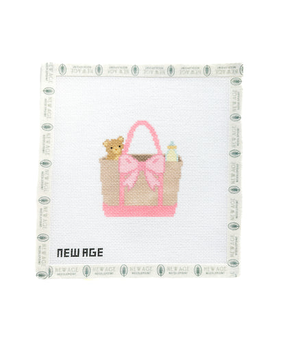 Baby Girl Pink Tote Bag Canvas