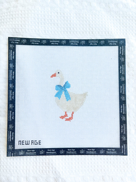 Blue Baby Goose Canvas