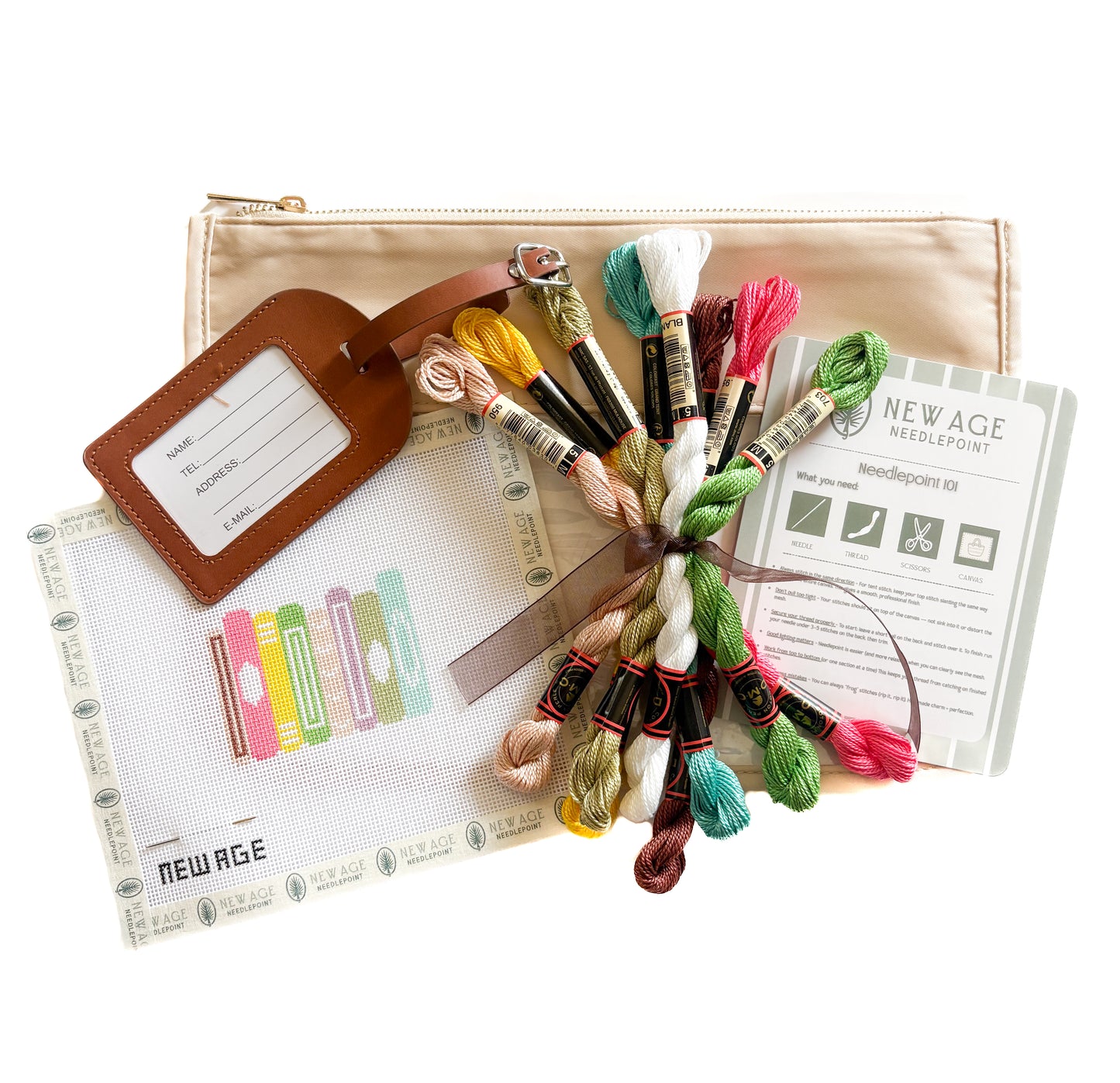 Book Stack Canvas - Kitted & Self-Finishable