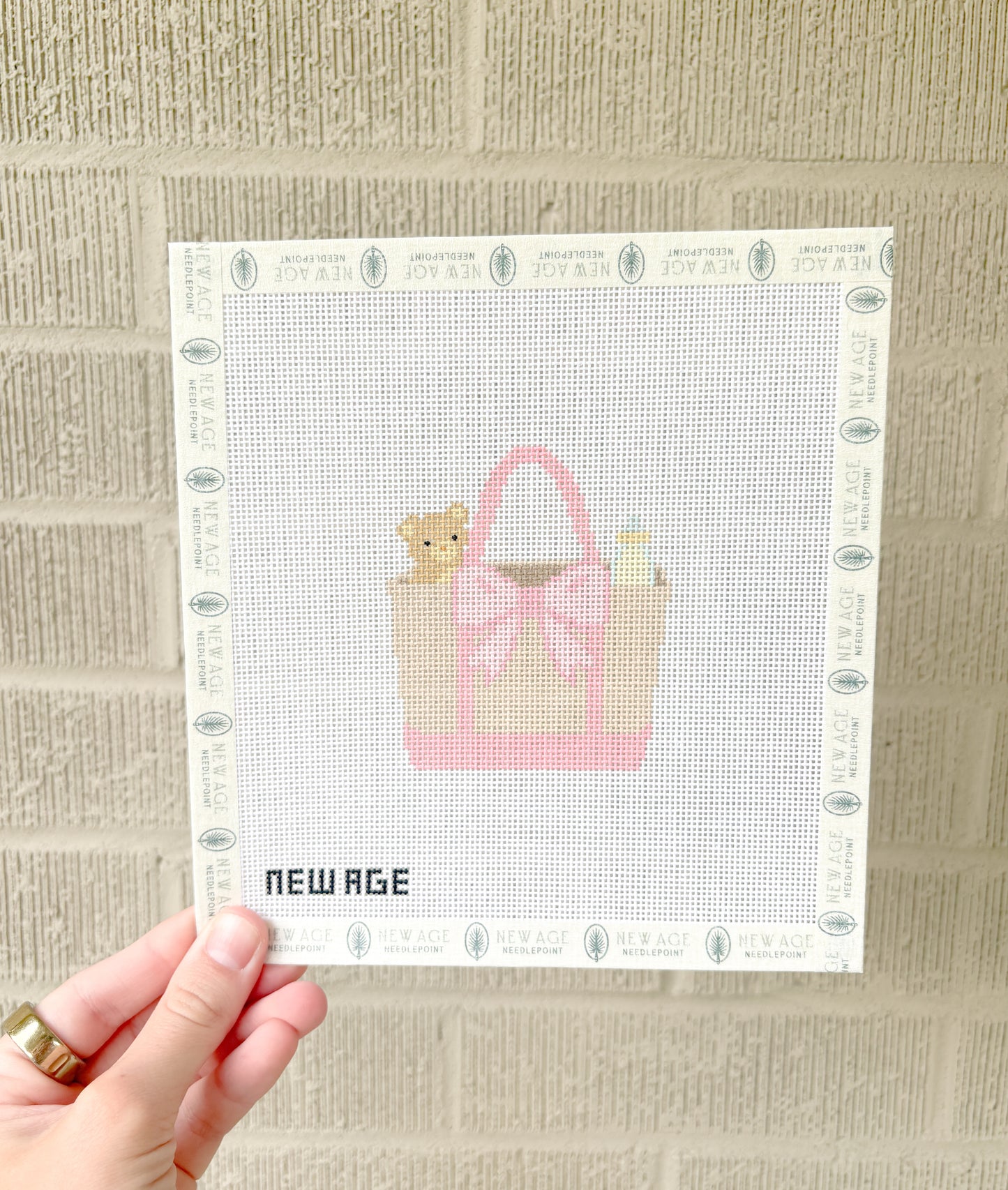 Baby Girl Pink Tote Bag Canvas