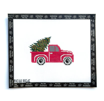Christmas Truck Canvas