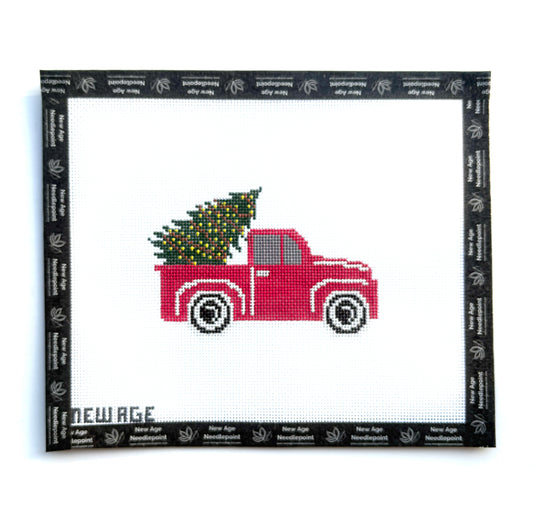 Christmas Truck Canvas