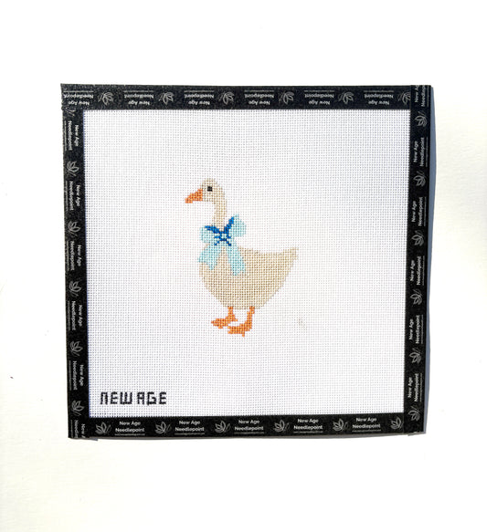 Blue Baby Goose Canvas