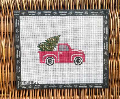 Christmas Truck Canvas