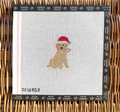 Christmas Golden Retriever Canvas