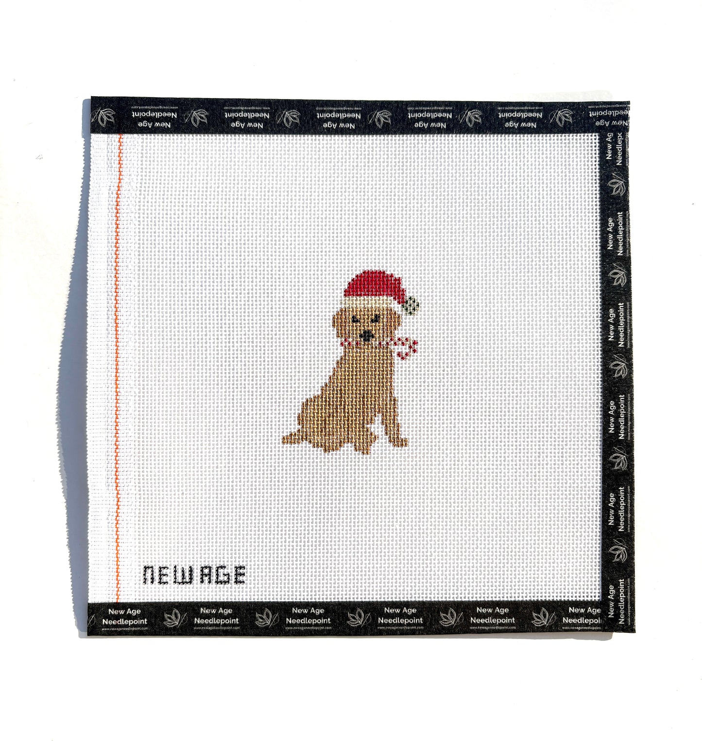 Christmas Golden Retriever Canvas