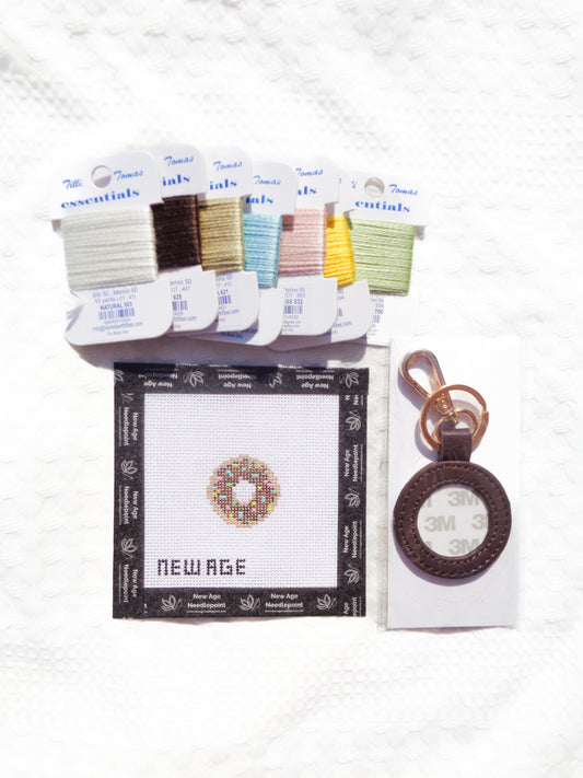 Sprinkled Donut Fully Kitted Bag Tag