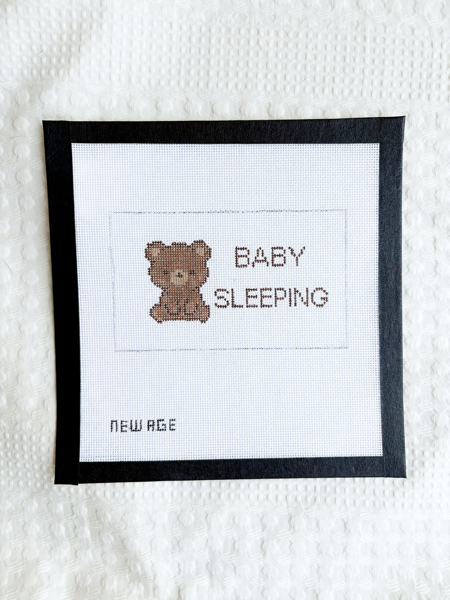 Baby Sleeping Bear Canvas