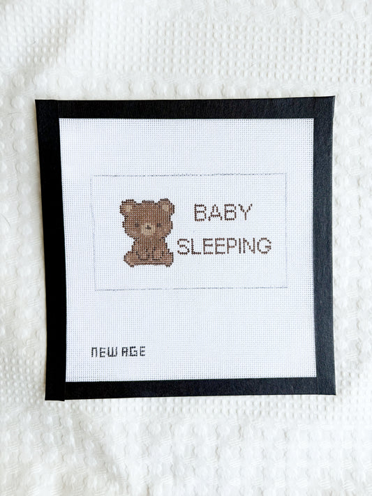 Baby Sleeping Bear Canvas