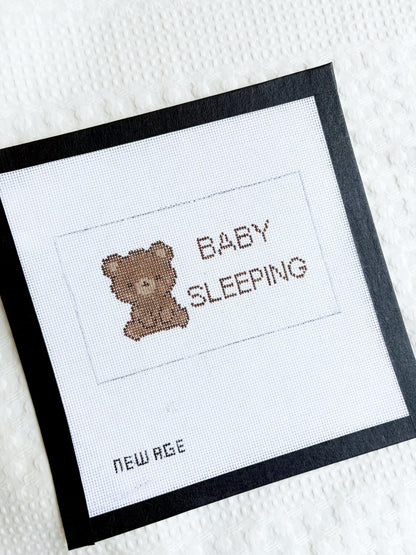 Baby Sleeping Bear Canvas