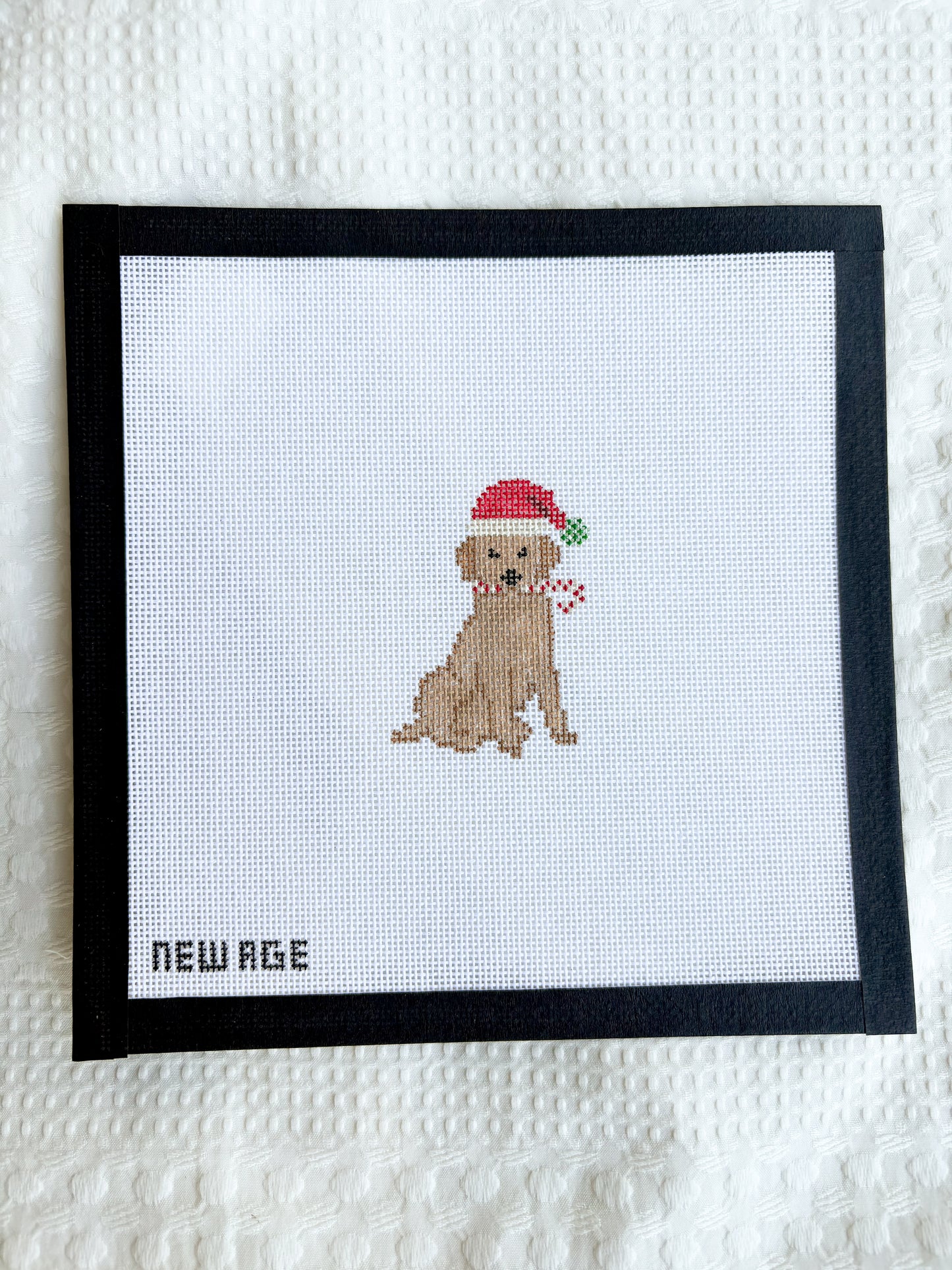 Christmas Golden Retriever Canvas