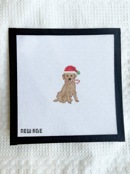 Christmas Golden Retriever Canvas