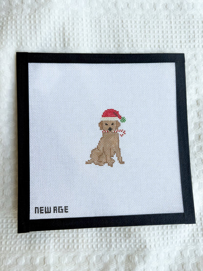 Christmas Golden Retriever Canvas