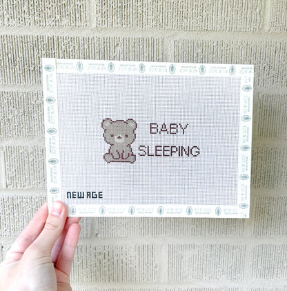 Baby Sleeping Bear Canvas