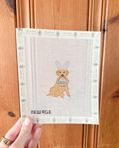 Easter Golden Retriever Canvas