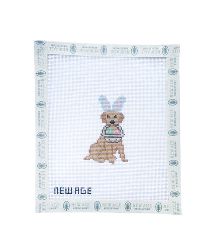 Easter Golden Retriever Canvas