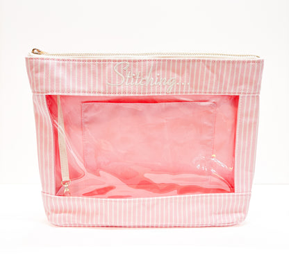 Stitching... Needlepoint Project Bag
