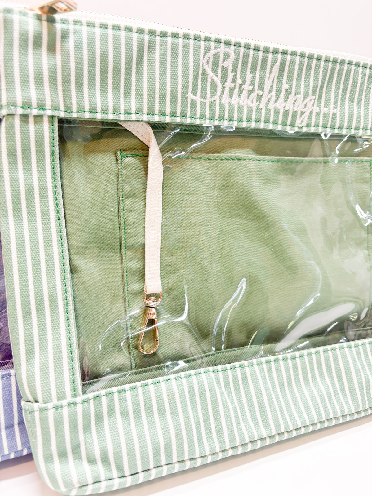 Stitching... Needlepoint Project Bag
