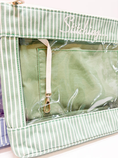 Stitching... Needlepoint Project Bag