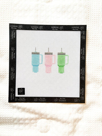 Pastel Tumblers Canvas