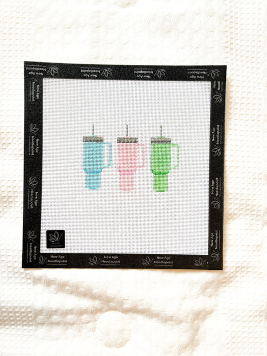 Pastel Tumblers Canvas