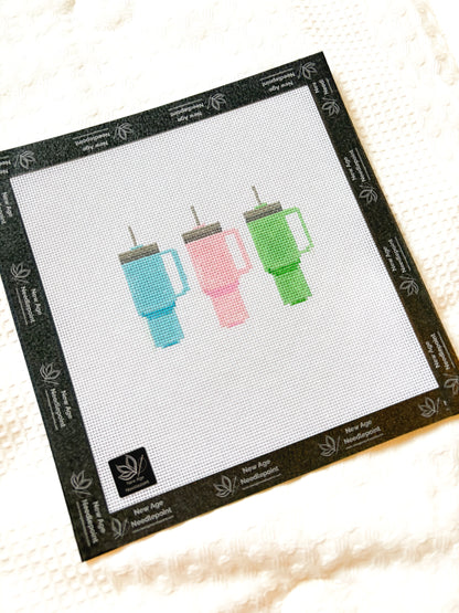 Pastel Tumblers Canvas