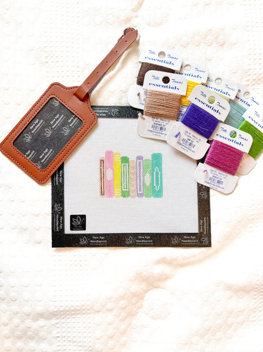 Book Stack Canvas - Kitted & Self-Finishable