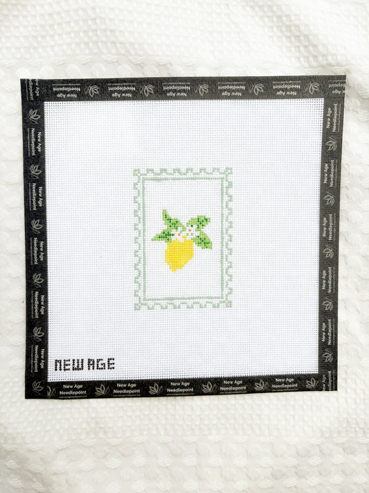 Lemon Stamp Canvas