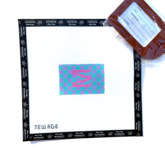 Custom Monogram Self-Finishing Luggage Tag