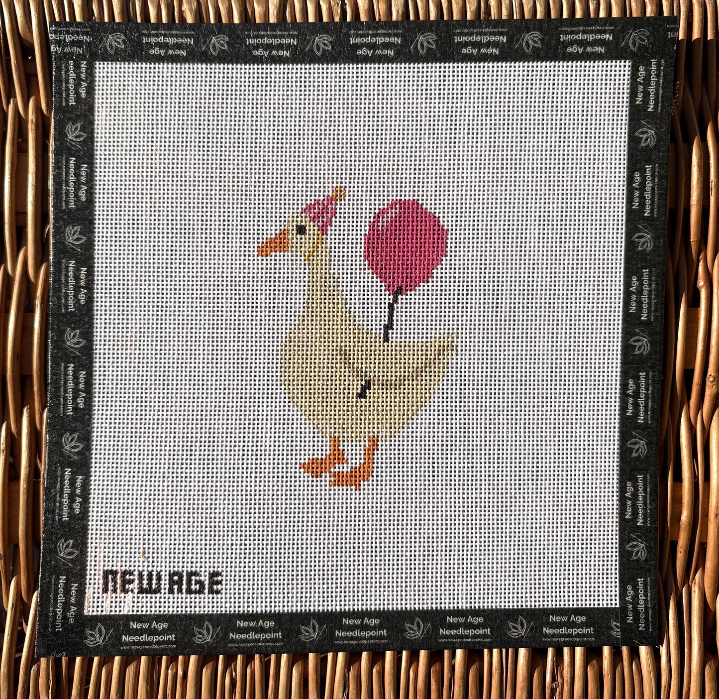Silly Goose Needlepoint Canvas