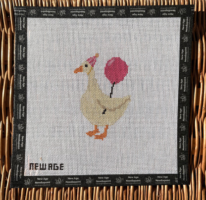 Silly Goose Needlepoint Canvas