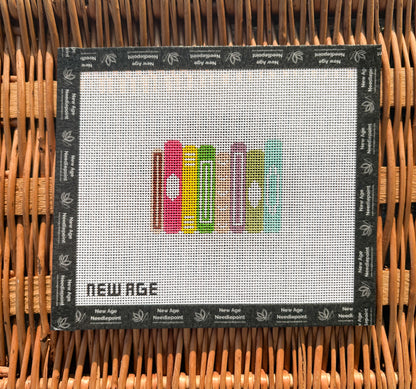 Small Book Stack Canvas