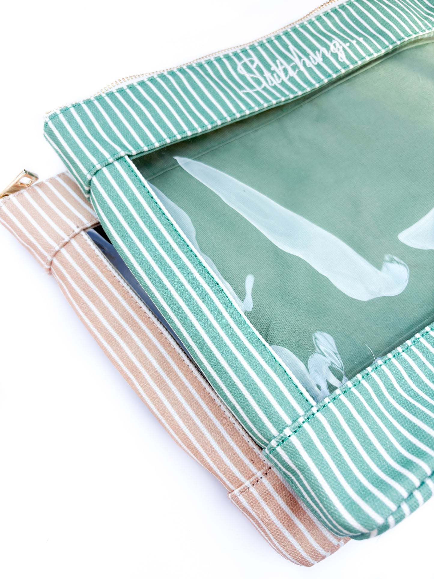 Stitching... Needlepoint Project Bag