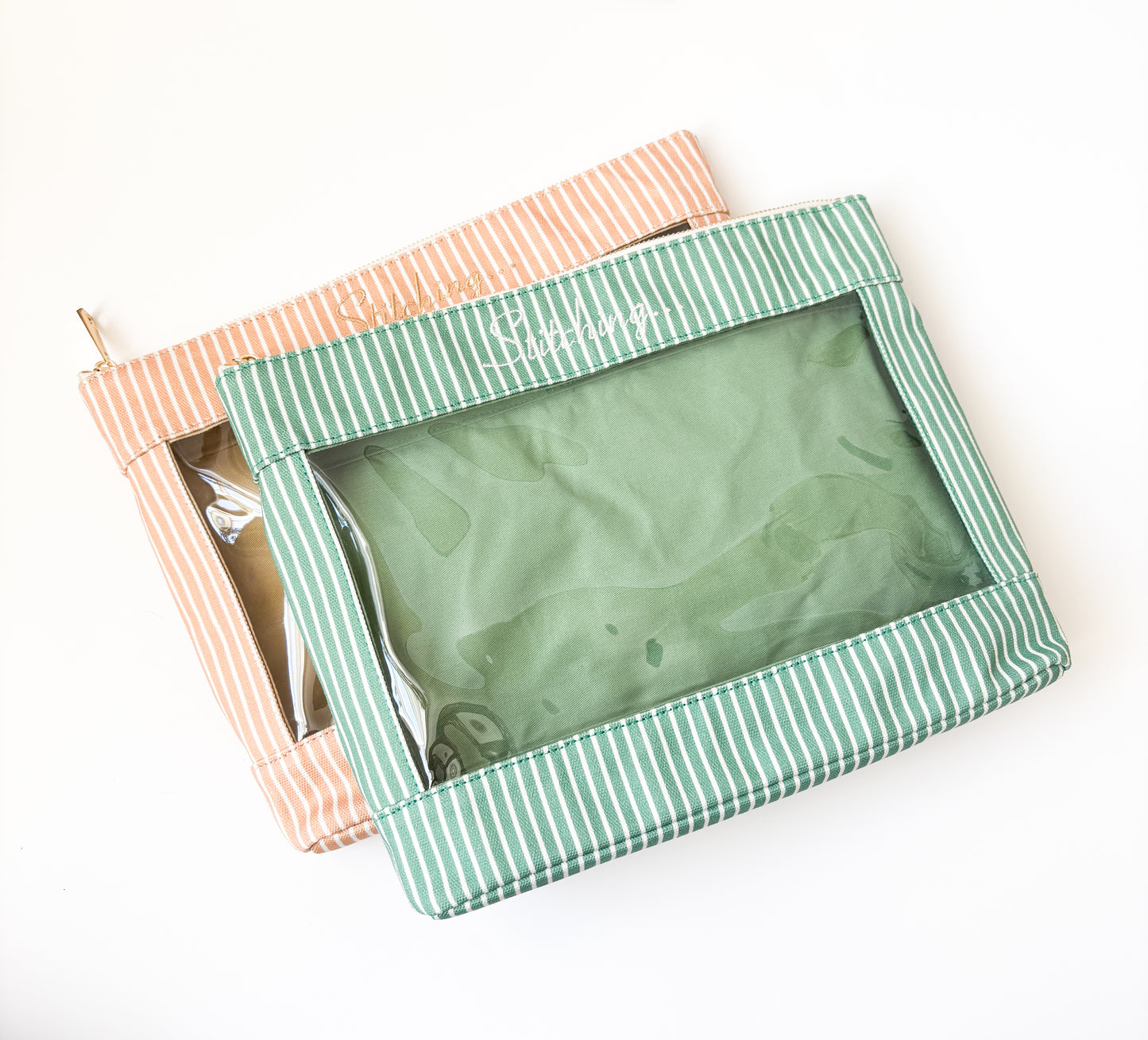 Stitching... Needlepoint Project Bag