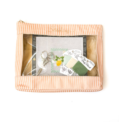 Stitching... Needlepoint Project Bag